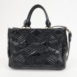 MIU MIU Leather 2Way Shoulder Bag Hand Bag Tote Bag Black - 图片 2