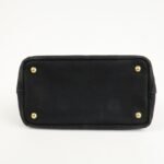 PRADA Canapa Mini Canvas 2Way Hand Bag Tote Bag Black 1BG439 Used - 图片 5