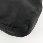 PRADA Triangle Logo Nylon Leather Shoulder bag Black - 图片 8