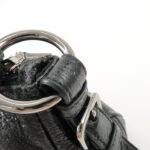 PRADA Logo Leather Chain Shoulder Bag Hand Bag Black BR4370 Used - 图片 9