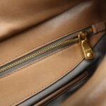 MIU MIU Leather 2Way Chain Shoulder Bag Clutch Bag Brown - 图片 22
