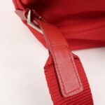 PRADA Triangle Logo Nylon Leather Backpack Ruck Sack Pink B6677 Used - 图片 9