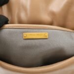MIU MIU Leather 2Way Chain Shoulder Bag Clutch Bag Brown - 图片 24