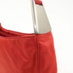 PRADA Nylon Patent Leather Shoulder Bag Red B8844 - 图片 14