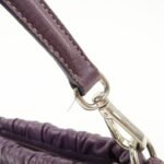 PRADA Ribbon Leather Shoulder Bag Hand Bag Purple Used - 图片 8
