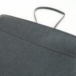 PRADA Logo Saffiano Leather Shoulder Bag Gold HDW Black - 图片 6