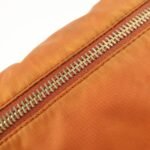 PRADA Logo Nylon Leather Shoulder Bag Crossbody Bag Orange BT0692 Used - 图片 13