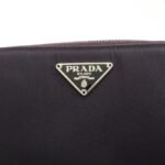 PRADA Nylon Bi-fold Round Zippy Compact Wallet Black - 图片 16