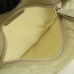 PRADA Triangle Logo Nylon Shoulder Bag Crossbody Bag Beige B7372 Used - 图片 21