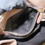 MIU MIU Leather Side Ribbon 2Way Bag Hand Bag Beige Gold - 图片 23