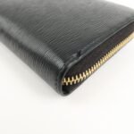 PRADA Vitello Move Leather Round Zippy Wallet Black 1ML506 Used - 图片 7