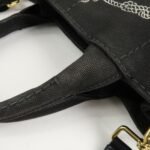 PRADA Canapa Mini Canvas 2Way Hand Bag Tote Bag Black 1BG439 Used - 图片 8