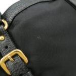 PRADA Nylon Leather 2WAY Bag Hand Bag Shoulder Bag Black BN2032 - 图片 17