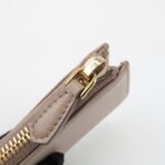 PRADA Logo Saffiano Leather Zippy Coin Case Pink Beige 1ML025 Used - 图片 12