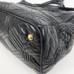 MIU MIU Leather 2Way Shoulder Bag Hand Bag Tote Bag Black - 图片 14