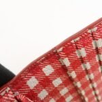 MIU MIU Logo Leather Bi-fold Compact Wallet Red 5MV204 Used - 图片 17