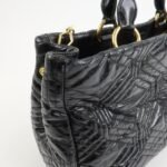 MIU MIU Leather 2Way Shoulder Bag Hand Bag Tote Bag Black - 图片 17