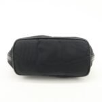PRADA Triangle Logo Nylon Leather Shoulder Bag Hand Bag Black BR3121 Used - 图片 5