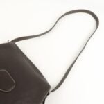 PRADA Logo Leather Shoulder Bag Crossbody Bag Brown - 图片 6