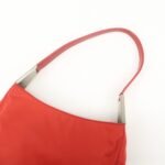 PRADA Nylon Patent Leather Shoulder Bag Red B8844 - 图片 6