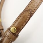 MIU MIU Leather Side Ribbon 2Way Bag Hand Bag Beige Gold - 图片 8