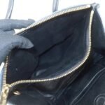 MIU MIU Denim Leather Biker 2Way Tote Bag Blue Black RN1031 Used - 图片 20