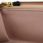 MIU MIU Matelasse Leather Round Zipper Long Wallet Pink Beige Used - 图片 21