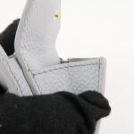 MIU MIU leather Card Case Coin Case Light Gray 5MC081 Used - 图片 21