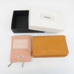 MIU MIU Leather Studs Chain Wallet Shoulder Bag Brown 5BP006 Used - 图片 24