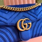 GG Velvet Small Marmont shoulder bag - 图片 7