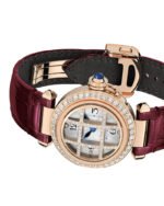Pasha De Cartier, 30 Mm, Quartz, Rose Gold, Diamonds, 2 Interchangeable Leather Straps - 图片 7