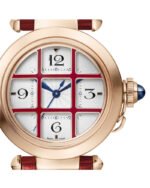 Pasha de Cartier watch, 35 mm, Automatic, Rose Gold, 2 Interchangeable Leather Straps - 图片 3
