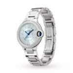 Cartier Ballon Bleu de Cartier watch 33 mm, automatic movement, steel, diamonds-P17311191 - 图片 2
