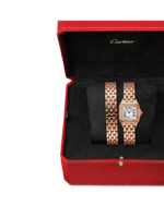 PANTHÈRE DE CARTIER WATCH, Small model, quartz movement, rose gold, diamonds - 图片 4