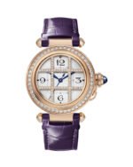 Pasha De Cartier, 35 Mm, Automatic, Rose Gold, Diamonds, 2 Interchangeable Leather Straps - 图片 2