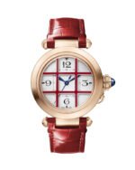 Pasha de Cartier watch, 35 mm, Automatic, Rose Gold, 2 Interchangeable Leather Straps - 图片 2