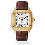 Cartier Santos De Cartier Watch Medium Model, Automatic Movement, Yellow Gold, Interchangeable Metal And Leather Bracelets-P17310966 - 图片 2