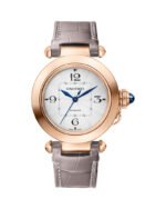 PASHA DE CARTIER, 35 MM, AUTOMATIC MOVEMENT, ROSE GOLD, 2 INTERCHANGEABLE LEATHER STRAPS - 图片 2
