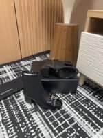 24Fw new Chanel bow double C diamond buckle short boots - 图片 5