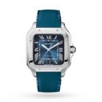 Cartier Santos de Cartier watch, Large model, automatic movement, steel, interchangeable metal and leather bracelets-P17310997 - 图片 2