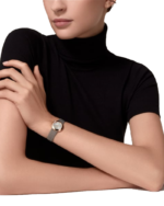 BALLON BLANC DE CARTIER WATCH 26MM, QUARTZ MOVEMENT, ROSE GOLD, DIAMOND, LEATHER - 图片 2