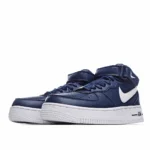 Nike Air Force 1 Dark Blue and White - 图片 2