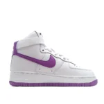 Nike Air Force 1 High '07 White and Purple High Top - 图片 2
