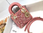 Lady Dior mini Size: 12 x 10.2 x 5 cm