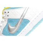 FTC Skateboarding x Nike SB Dunk Low Pro QSLAGOON PULSE Diamond Silver Ice Blue - 图片 2