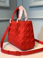 lady 24cm frosted large red Size: 24*12*20 cm - 图片 2