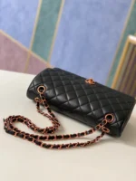 Chane Rose Gold Black Leather Size: 17cm Code: 115 - 图片 3