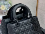 Lady Dior Rattan Check Matte Calfskin Size:24cm - 图片 6