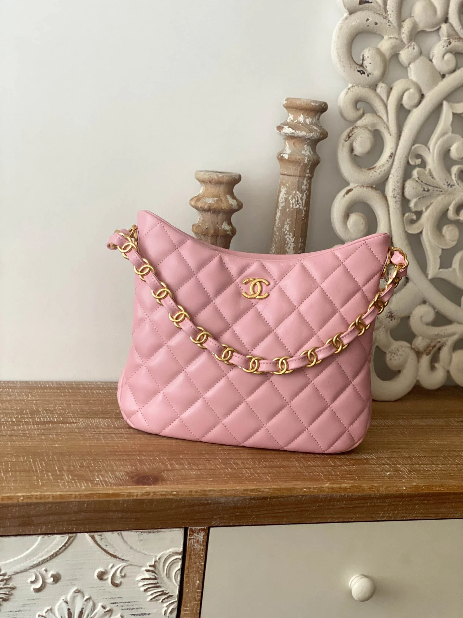 i341776b85f0ff57b860ccd86e99cd56c CHANE Sheepskin underarm bag Size: 26307cm Ident No.: 02868 - 图片 1