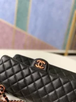 Chane Rose Gold Black Leather Size: 17cm Code: 115 - 图片 5